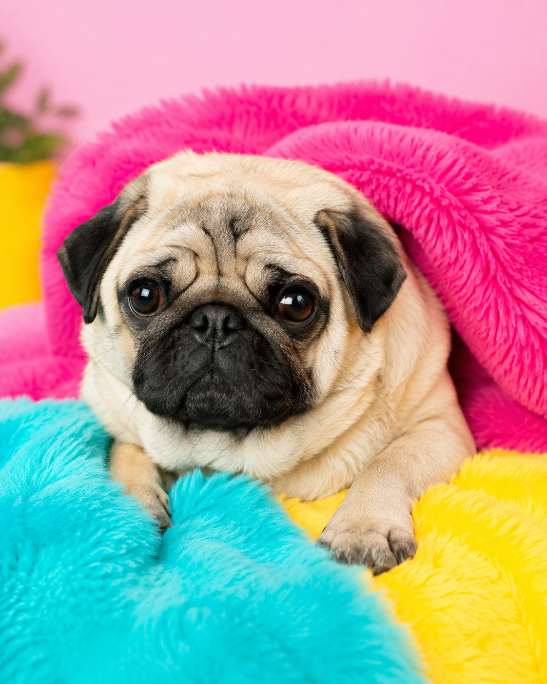 Cute pug